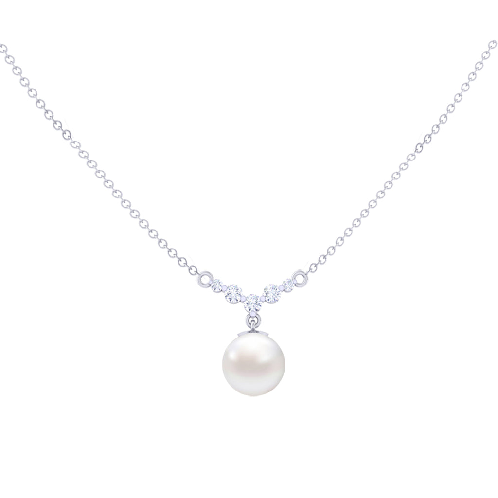 Silver Classic Pearl Pendant