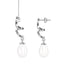 Silver Pearl Twist Jewellery Set