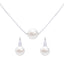 Silver Classic Pearl Jewellery Set