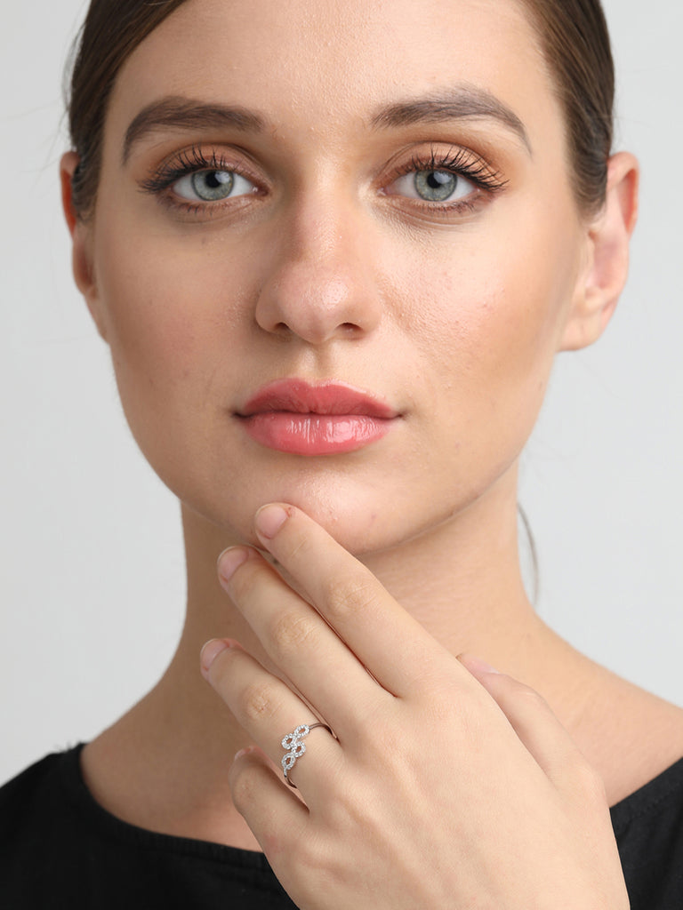 Silver Infinity Ring