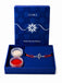 Silver Om Religious Rakhi with Roli Chawal for Bhai Brothers