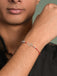 Silver Trishul Damru Infinity Rakhi