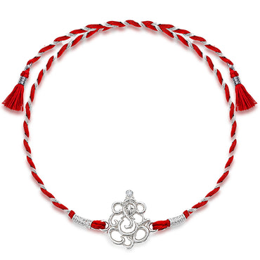 Silver Shubh Ganesha Rakhi