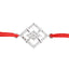 Silver Designer Rakhi with Roli Chawal for Bhai Brothers