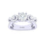 Silver Round Solitaire Ring