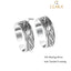Silver Irka Toe Rings Pair, Oxidised