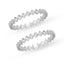 Silver Amora Toe Rings Pair