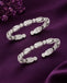 Silver Beaded Toe Rings Pair