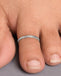 Silver Tavira Oxidised Toe Rings Pair