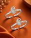 Silver Traditional Oxidised Toe Rings Pair
