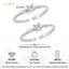 Silver Solitaire Toe Rings Pair