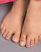 Silver Evelyn Sparkle Toe Rings Pair