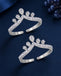 Silver Crown Toe Rings Pair