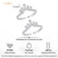 Silver Crown Toe Rings Pair
