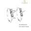 Silver Butterfly Toe Rings Pair
