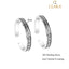 Silver Drops Toe Rings Pair, Oxidised