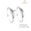 Silver Leaf Toe Rings Pair