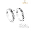Silver Knotted Toe Rings Pair , Oxidised