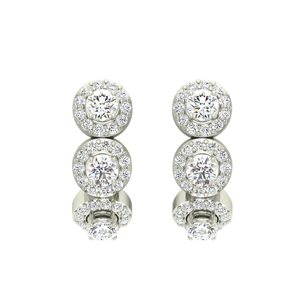 Silver Hoop Noelle Earring