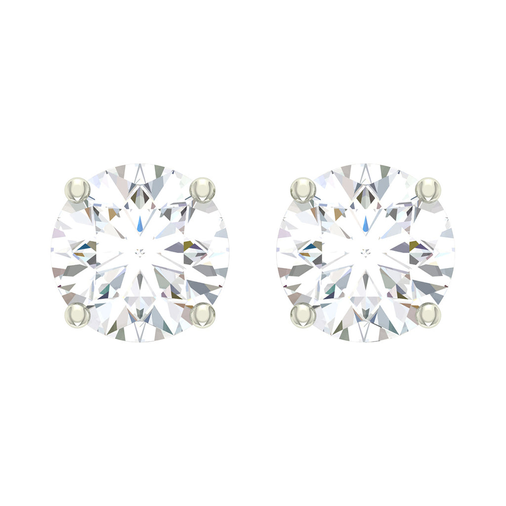 Silver 6.5 mm Earring