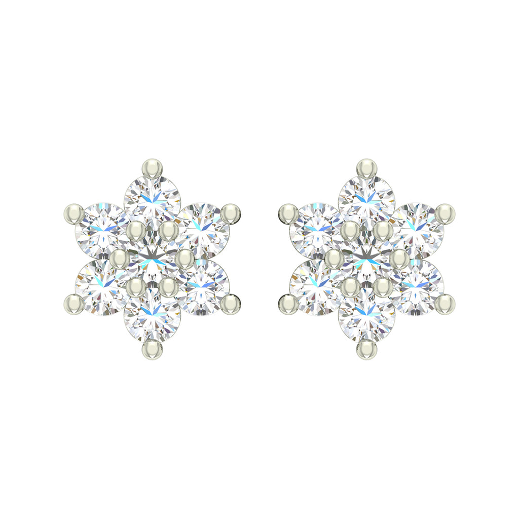 Silver Star Earring