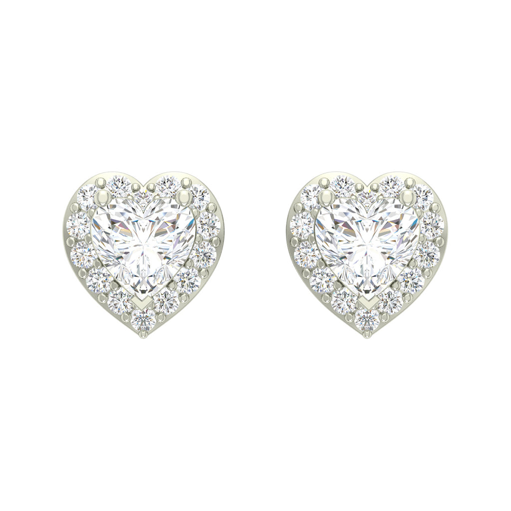 Silver Valentine Earring