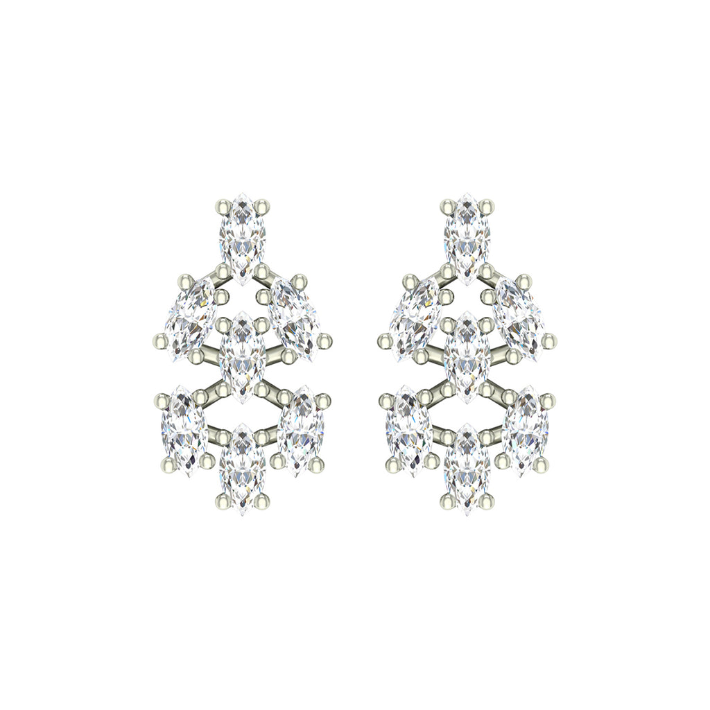 Silver Daisy Earring
