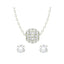 Silver Ball Jewellery Set