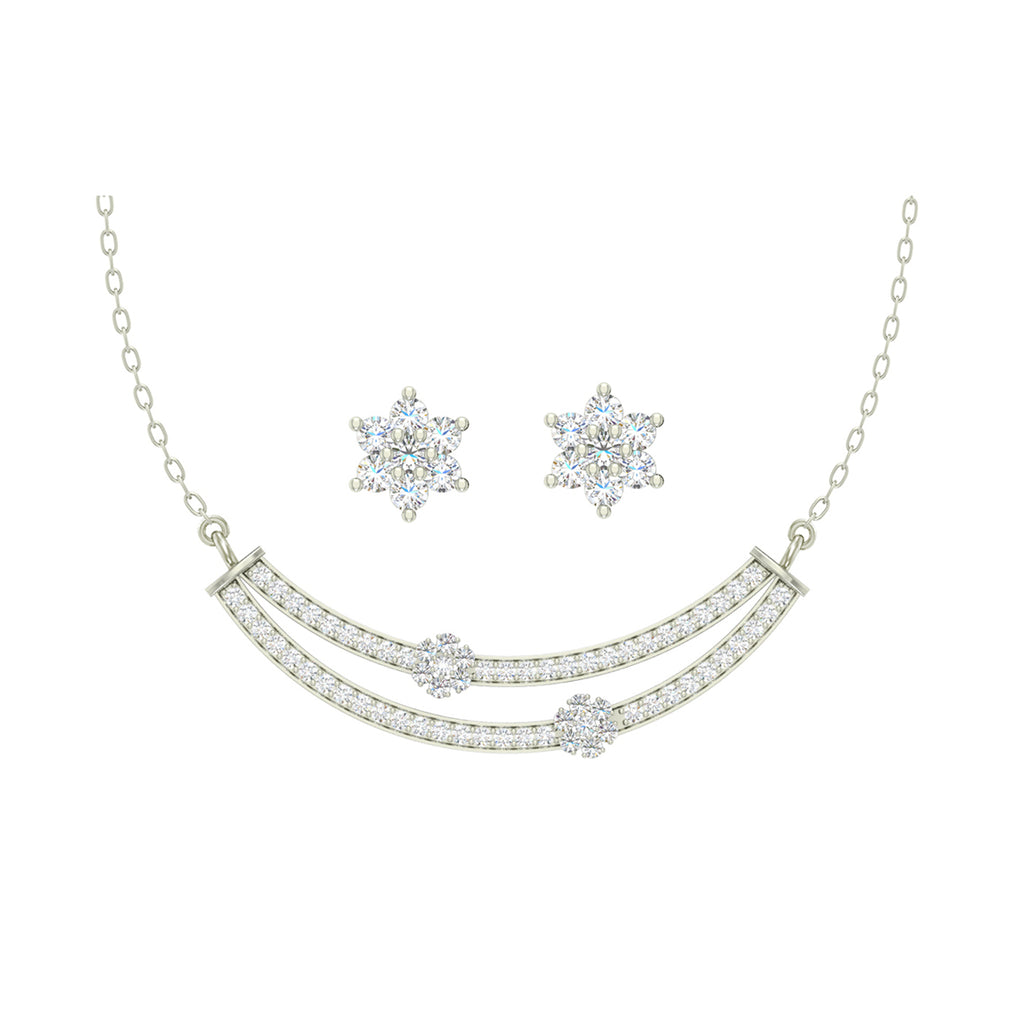 Silver Ava Jewellery Set