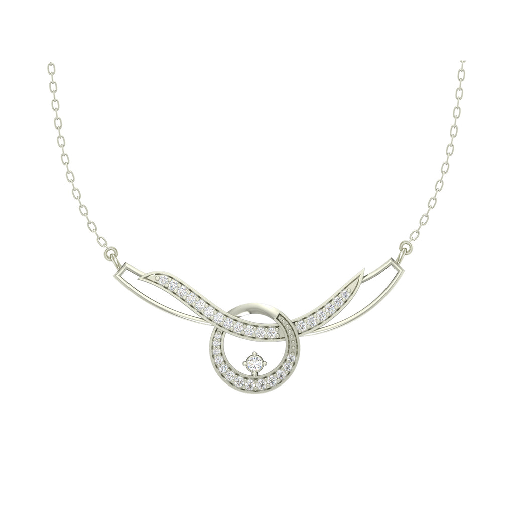 Silver Evie Pendant Chain Necklace