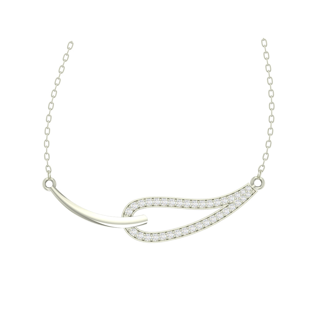 Silver Stella Pendant Chain Necklace