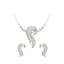 Silver Zoe Jewellery Set