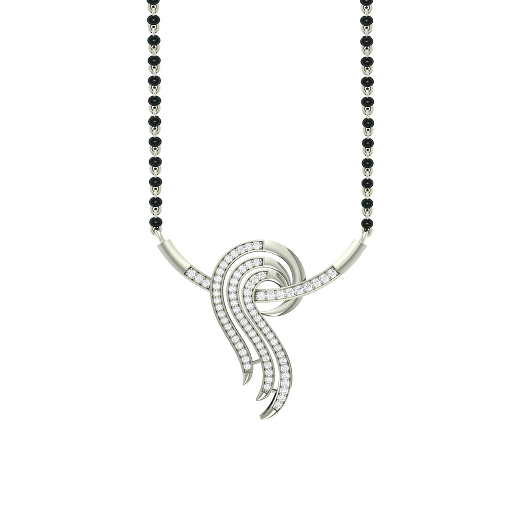 Silver Zoe Mangalsutra