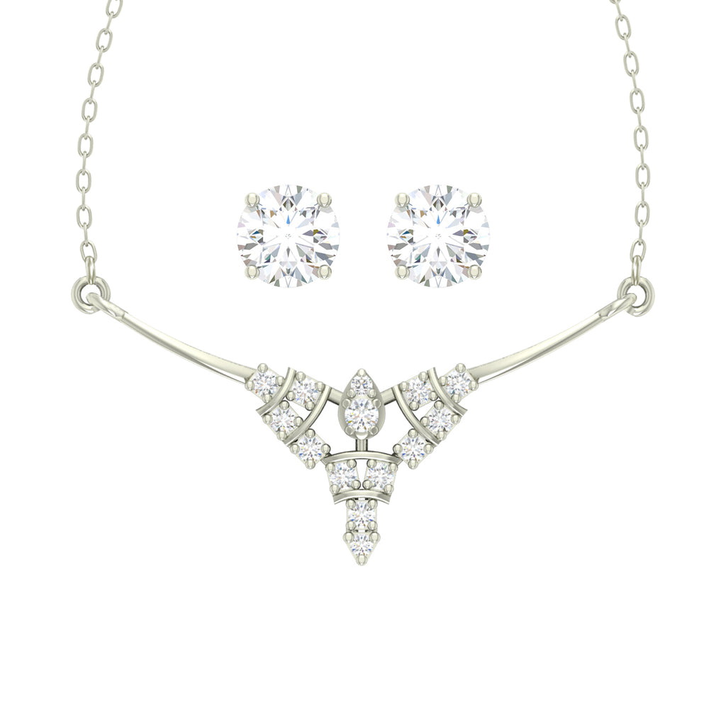 Silver Alice Jewellery Set