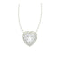 Silver Valentine Pendant Chain Necklace