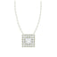 Silver Princess Pendant Chain Necklace