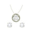 Silver Rope Jewellery Set