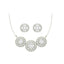 Silver Poppy Jewellery Set