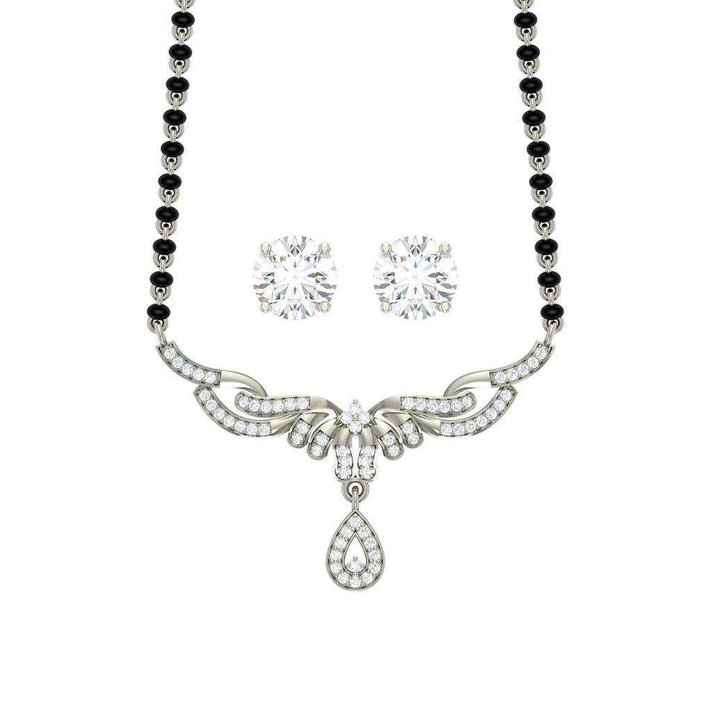 Silver Maya Mangalsutra Jewellery Set