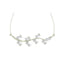 Silver Leaf Pendant Chain Necklace