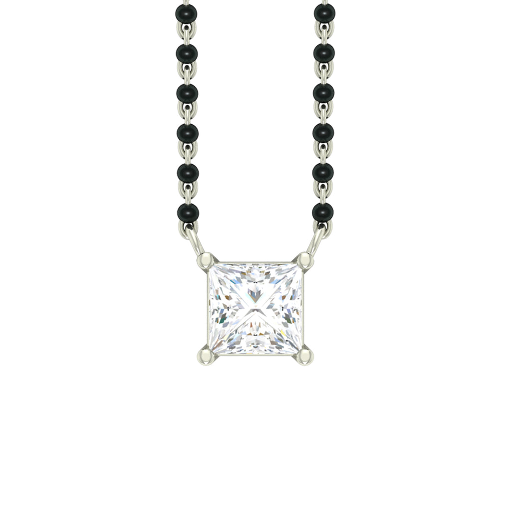 Silver Square Mangalsutra