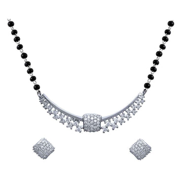 Silver Mangalsutra Set