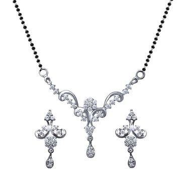 Silver Mangalsutra Set