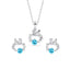 Silver Iconic Swan Jewellery Set 