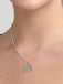 CLARA 925 Sterling Silver Handbag Pendant Chain Necklace 