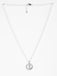 CLARA 925 Sterling Silver Anchor Halo Pendant Chain Necklace 