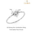 CLARA 925 Sterling Silver Love Ring 