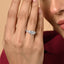 Silver Eloise Three Oval Ring