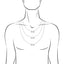 Silver Snake Chain Necklace in 24 inches