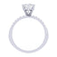 CLARA Made with Swiss Zirconia 925 Sterling Silver Heart Solitaire Ring Gift for Women and Girls